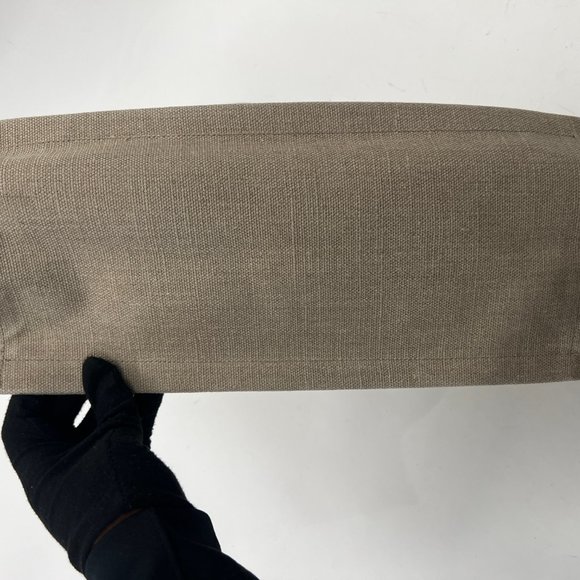 Saint Laurent Beige Canvas Linen Small Rive Gauche Tote - Picture 10 of 13